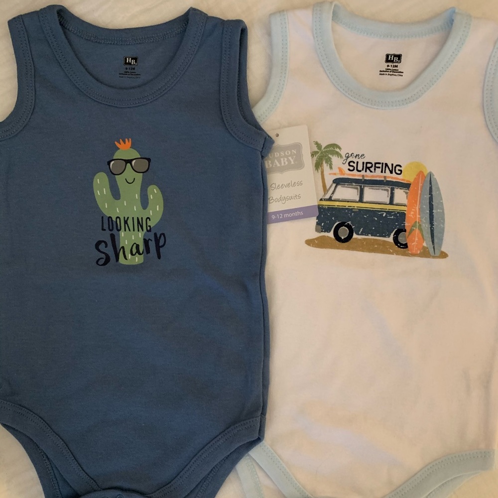 Hudson Baby tank snap bodysuit